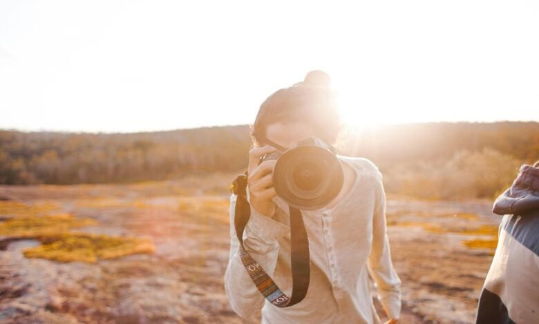 photographic lens flare effect